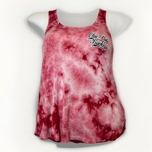 Women's Tie-Dye Tank Top - Red